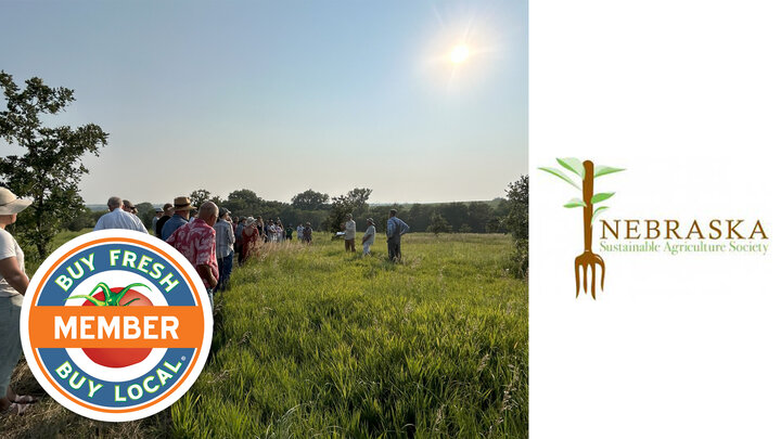 Nebraska Sustainable Ag Spotlight photo showing a group of people on a farm tour